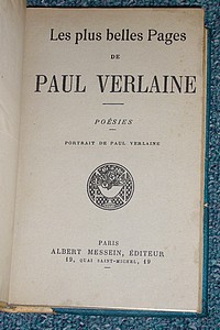 Les plus belles pages de Paul Verlaine. Poésies