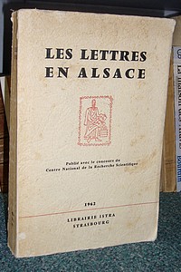 Les Lettres en Alsace - Collectif