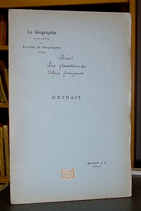 Livre ancien Savoie - Les glaciations des Alpes françaises - Révil