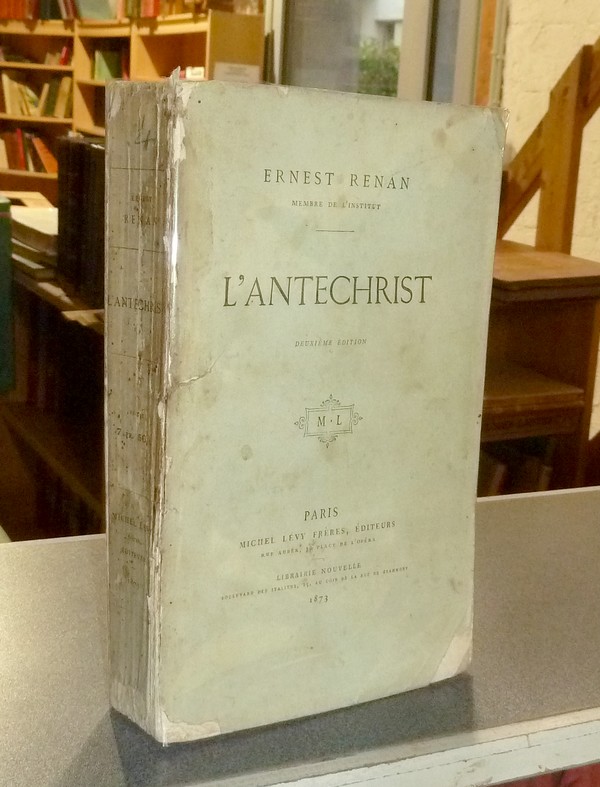 livre ancien - L'Antéchrist - Renan, Ernest