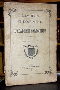 Livre ancien Savoie - Le Collège d'Evian 1574-1907 - Buffet, R. P. Léon