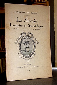 Livre ancien Savoie - Académie de Savoie, La Savoie Littéraire & Scientifique, 18è année, 2è... - La Savoie Littéraire & Scientifique