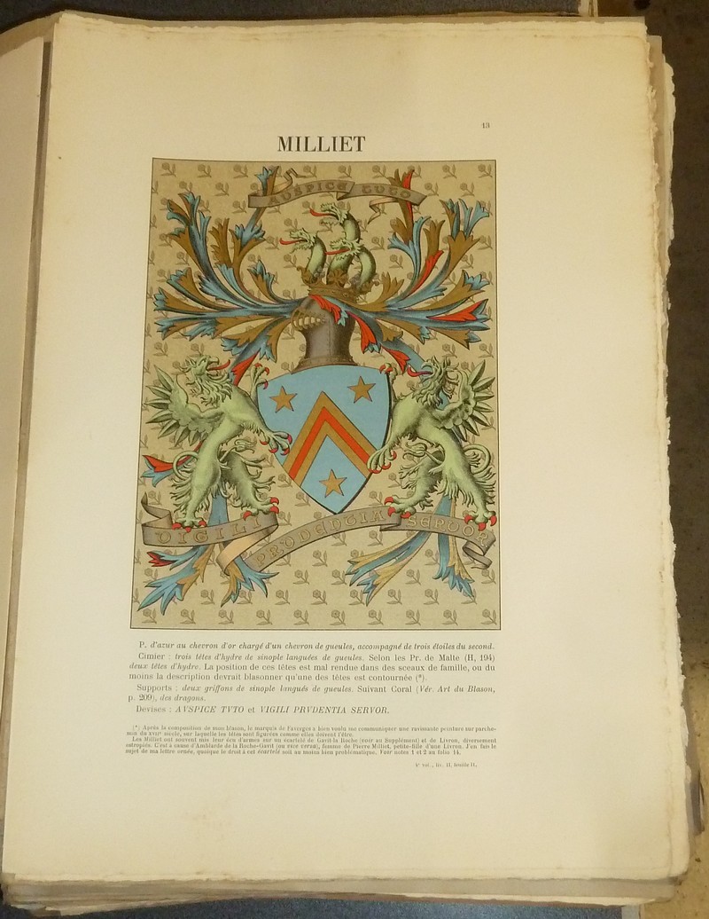 Livre ancien Savoie - Armorial et Nobiliaire de l'Ancien Duché de Savoie (Tome IV - 1900) - Foras, Le Cte E. Amédée de