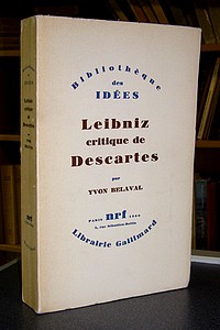 livre ancien - Leibnitz critique de Descartes - Belaval Yvon