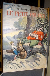 livre ancien - Le Petit Poucet - Les contes de Perrault - 