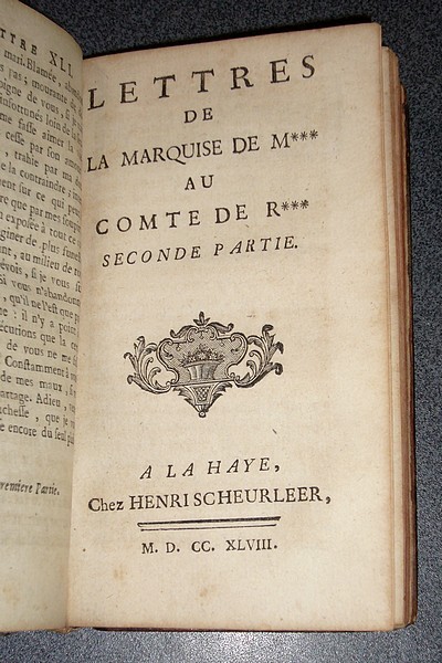 Lettres de la Marquise de M... au Comte de R... (1748)