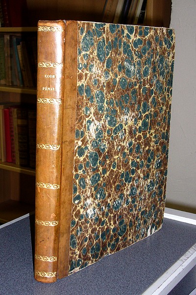 Livre ancien Savoie - Code Pénal pour les états de S.M. le Roi de Sardaigne - Code