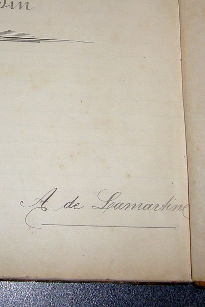 Manuscrit autographe de « Graziella »