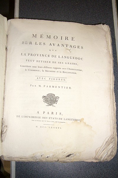Livre ancien - Mémoire sur les avantages que la Province de Languedoc peut retirer... - Mémoire sur les avantages que la Province de Languedoc peut retirer...
