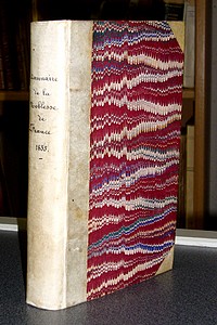 Annuaire de la Noblesse de France et des Maisons souveraines de l'Europe, 1855, douzième année. - Borel, d'Hauterive