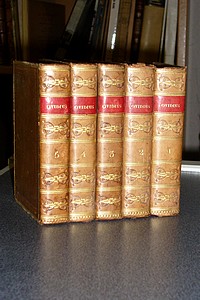 Ovidii Nasonis Opera (5 volumes, 1822) Recognovit, et argumentis distinxit J. A. Amar - Ovide - Ovidii