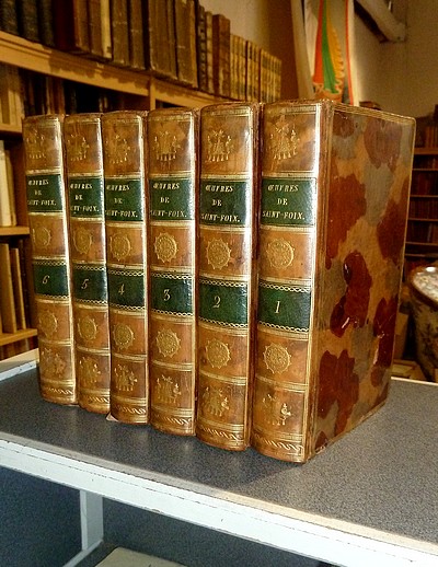 Oeuvres complettes (complètes en 6 volumes, 1778) - De Saint-Foix, Poullain (Historiographe des Ordres du Roi)