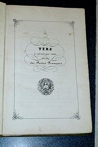 Vers à savoir par coeur. Extraits des poètes français (vers 1855)
