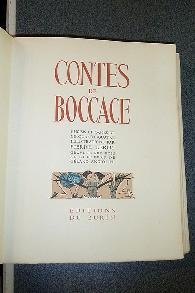 Contes de Boccace - Boccace & Leroy, Pierre