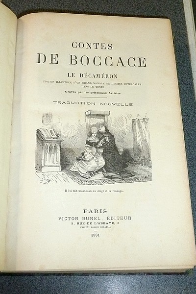 Contes de Boccace. Le Décaméron - Boccace
