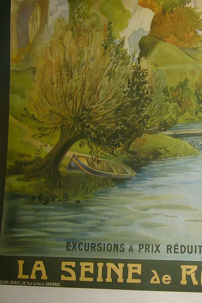 La Seine de Rouen au Havre. Chemins de Fer de l'Etat. Excursions à prix réduits par Chemin de Fer et Bateau. 1911