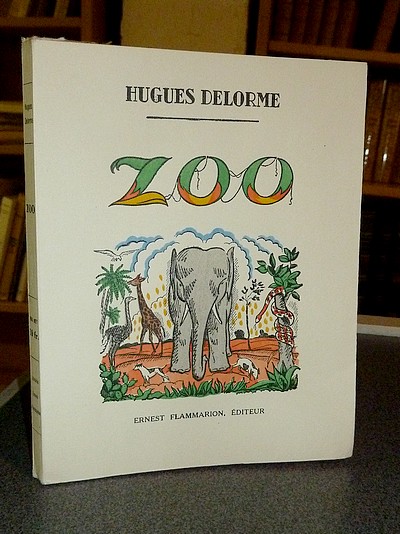 livre ancien - Zoo (dédicace de l'auteur) - Delorme, Hugues