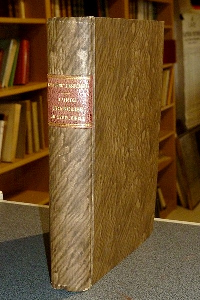 livre ancien - L'Inde française au XVIIIe siècle - Castonnet des Fosses, Henri