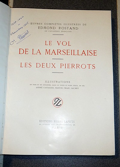 Le vol de la Marseillaise, suivi de : Les deux Pierrots