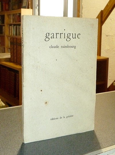 Garrigue - Raimbourg, Claude
