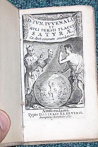 D. Jun Juvenalis et auli persii flacci Satyrae, ex. doct. virorum emendatione (1671)