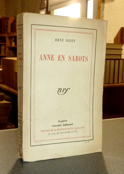livre ancien - Anne en sabots - Bizet, René