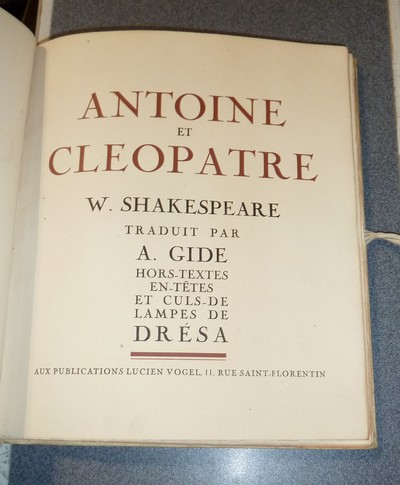 Antoine et Cléopatre