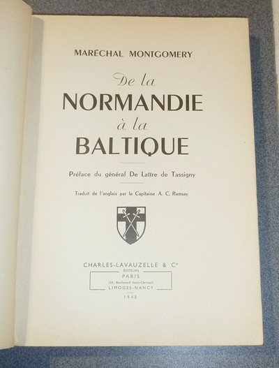 De la Normandie à la Baltique. (1 volumes + pochette de 27 cartes et 3 schémas)
