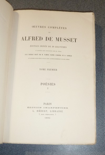 Oeuvres complètes (11 volumes complet avec sa Biographie par Paul de Musset )