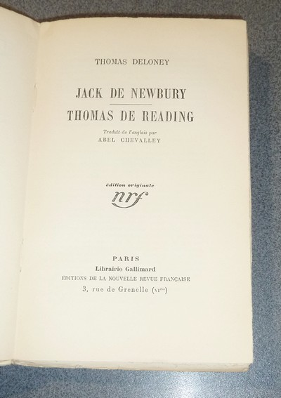 Jack de Newbury - Thomas de Reading