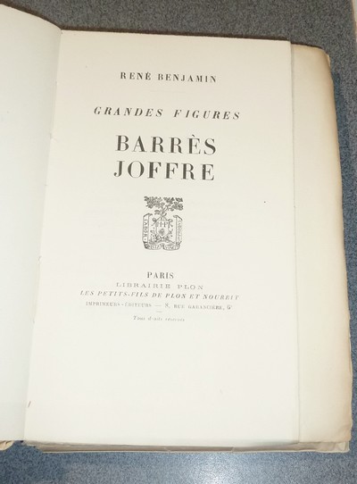 Barrès - Joffre, Grandes figures