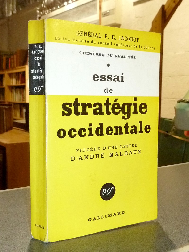 Essai de Stratégie occidentale - Jacquot, Général P. E.