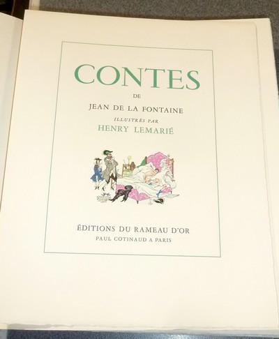 Contes de Jean de La Fontaine (en 2 volumes) - La Fontaine & Lemarié, Henry