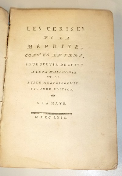 Recueil de Contes et de poèmes par M. D**, ci-devant Mousquetaire