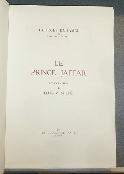 Le Prince Jaffar