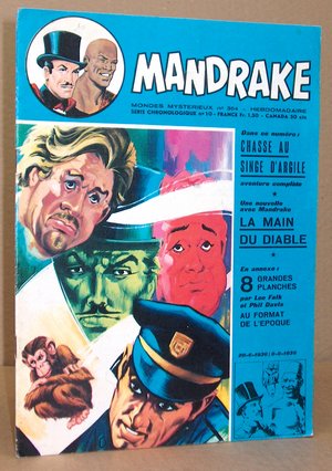 livre ancien - Mandrake Serie Chronologique N° 10 - ( N°364 ) - Chasse au singe d'argile - La main du diable - 