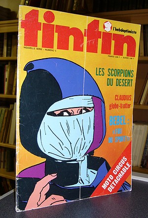 Tintin L'hebdoptimiste - 5 - Scorpions du désert (Les). Claudius globe-trotter. Bébel : « Fou du sport »