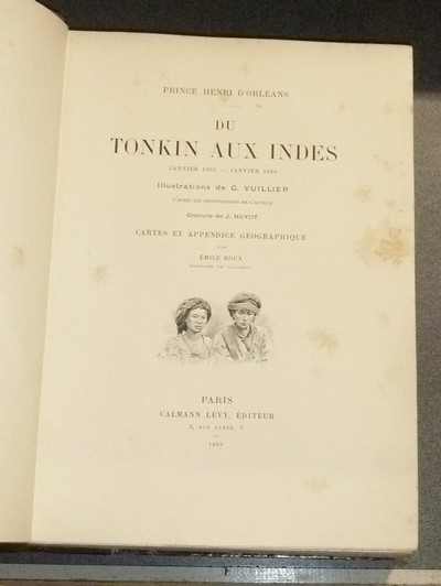 Du Tonkin aux Indes. Janvier 1895 - Janvier 1896