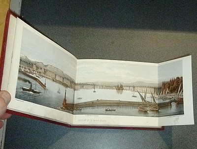 Souvenirs de Genève & du lac (le tour du lac) (16 lithographies en couleurs) - 