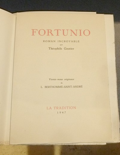 Fortunio. Roman incroyable
