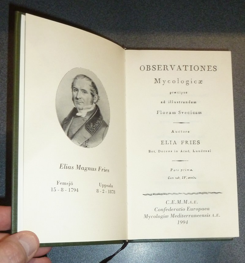 Observations mycologicae, praecipue ad illustradem, Floram Svecicam (2 volumes en 1)
