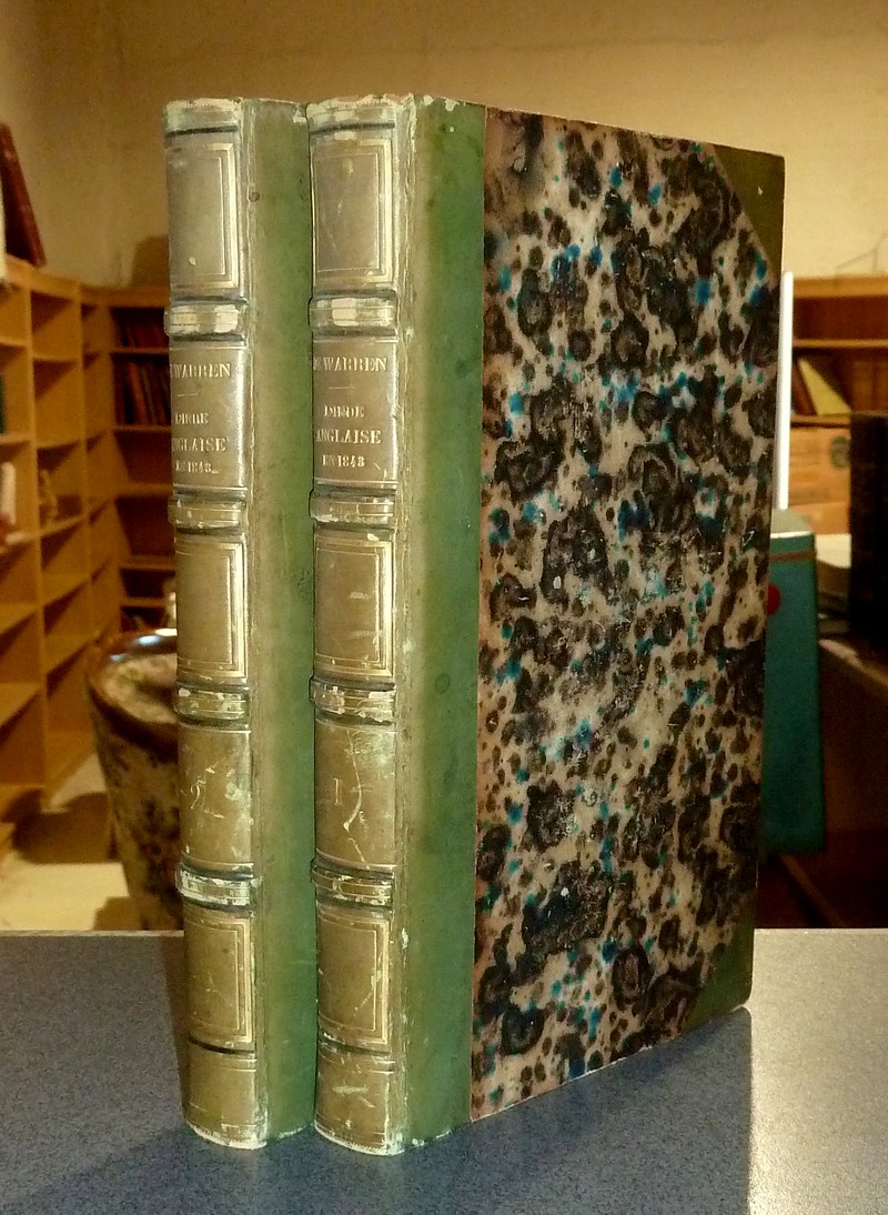 livre ancien - L'Inde anglaise en 1843 (2 volumes) - Warren, Cte Edouard de (ancien officier au service de S.M. Britannique)