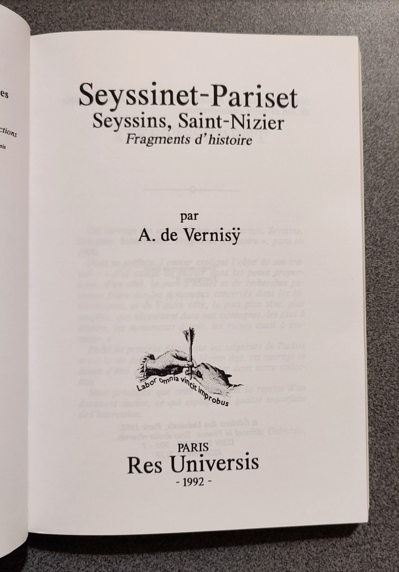 Seyssinet-Pariset, Seyssins, Saint-Nizier, fragments d'histoire
