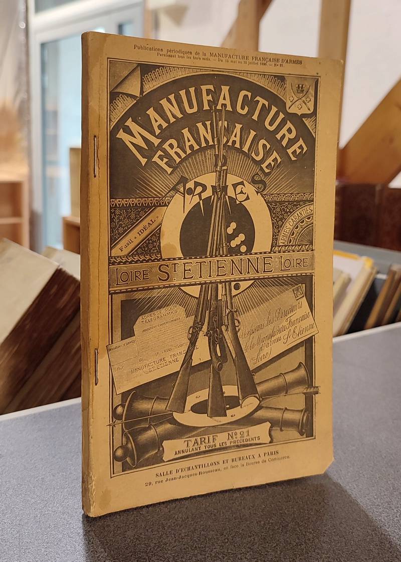 livre ancien - Catalogue de la Manufacture Française d'Armes de Saint-Étienne (entre 1890 et 1899), bon de commande n° 21 - 