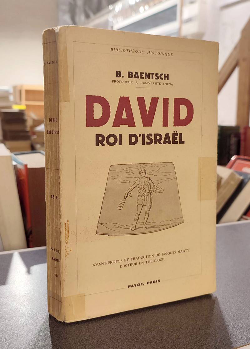 livre ancien - David, Roi d'Israël - Baentsch, B.