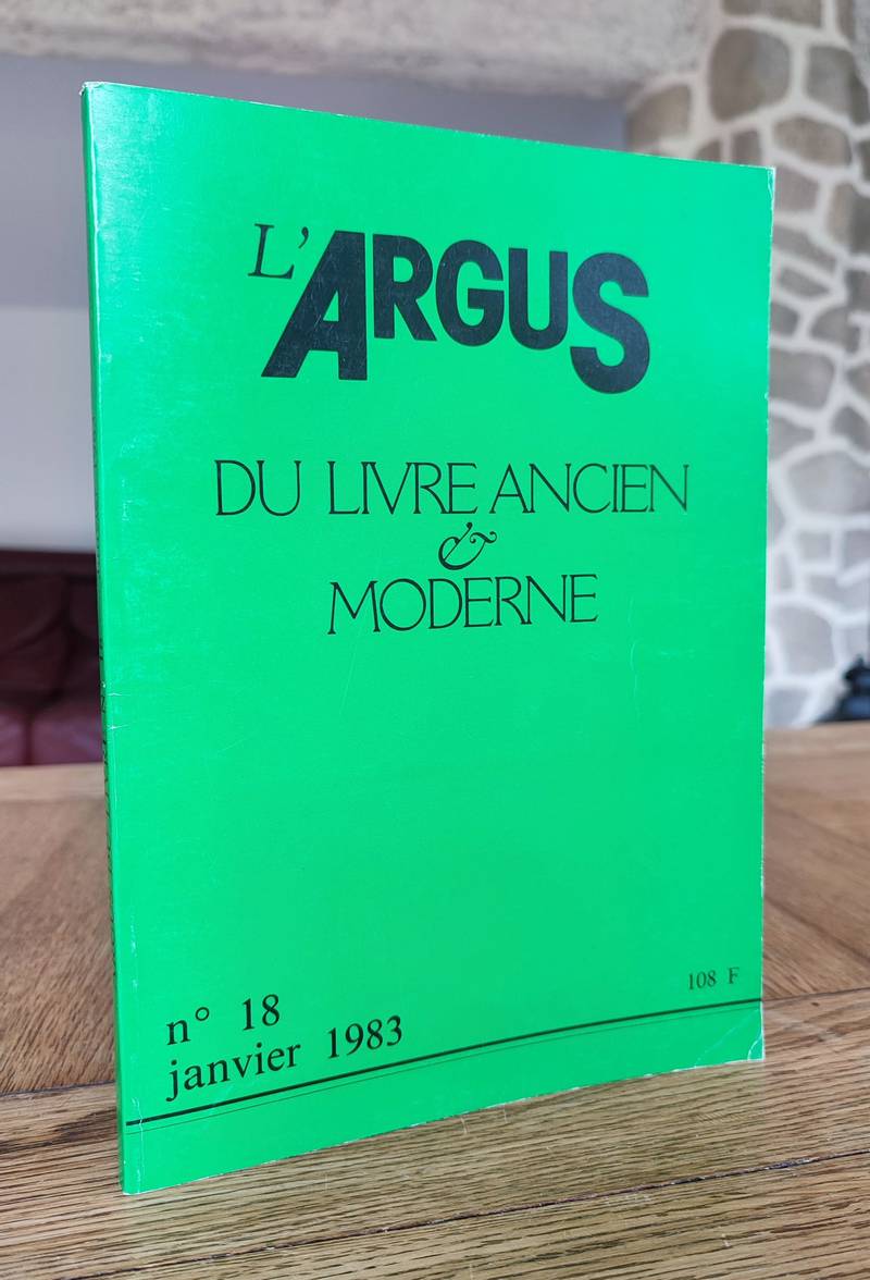 L'Argus du Livre ancien & moderne. N° 18 Janvier 1983