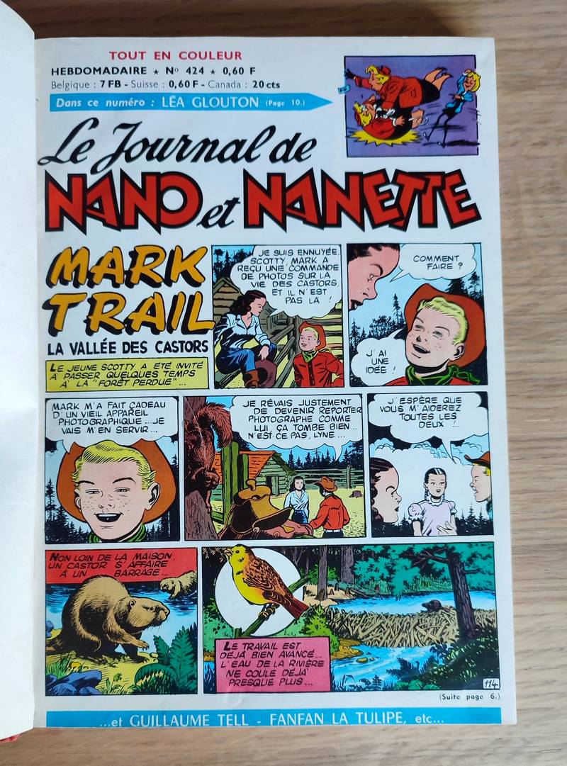 Le journal de Nano et Nanette. Recueil 32 du Numéro 424 à 433