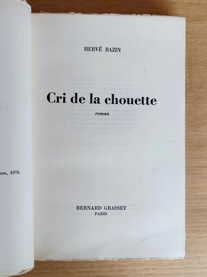 Cri de la Chouette
