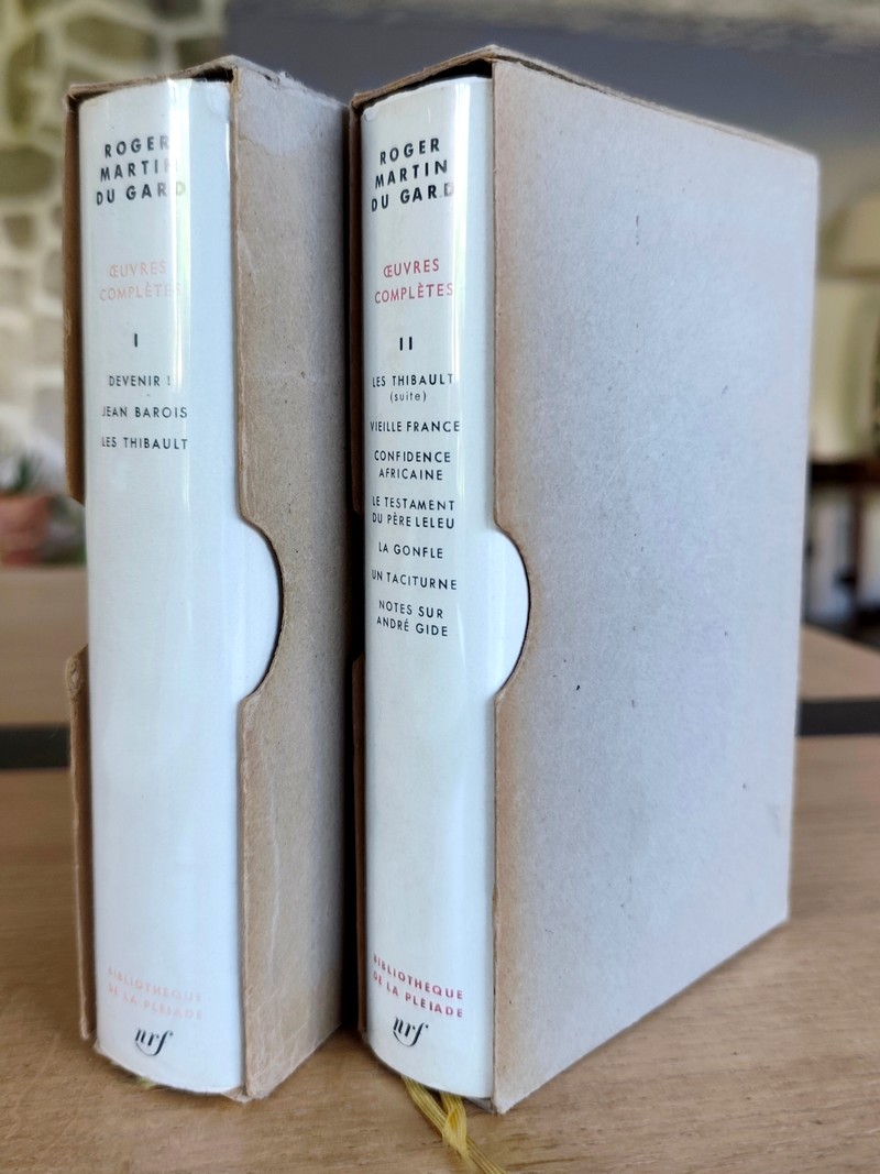 Œuvres complètes (2 volumes) Devenir - Jean Barois - Les Thibault - Vieille France - Confidence africaine - Le testament du père Leleu - La gonfle - Un taciturne - Notes sur André Gide