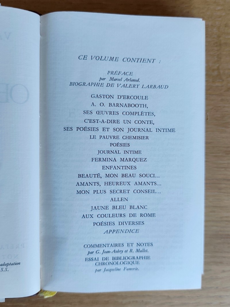 Œuvres
